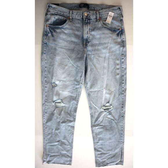 GAP Denim 593220 Women's Sz 12/31 L Light Wash '90s Mid-Rise Loose Fit Jeans - Picture 1 of 10